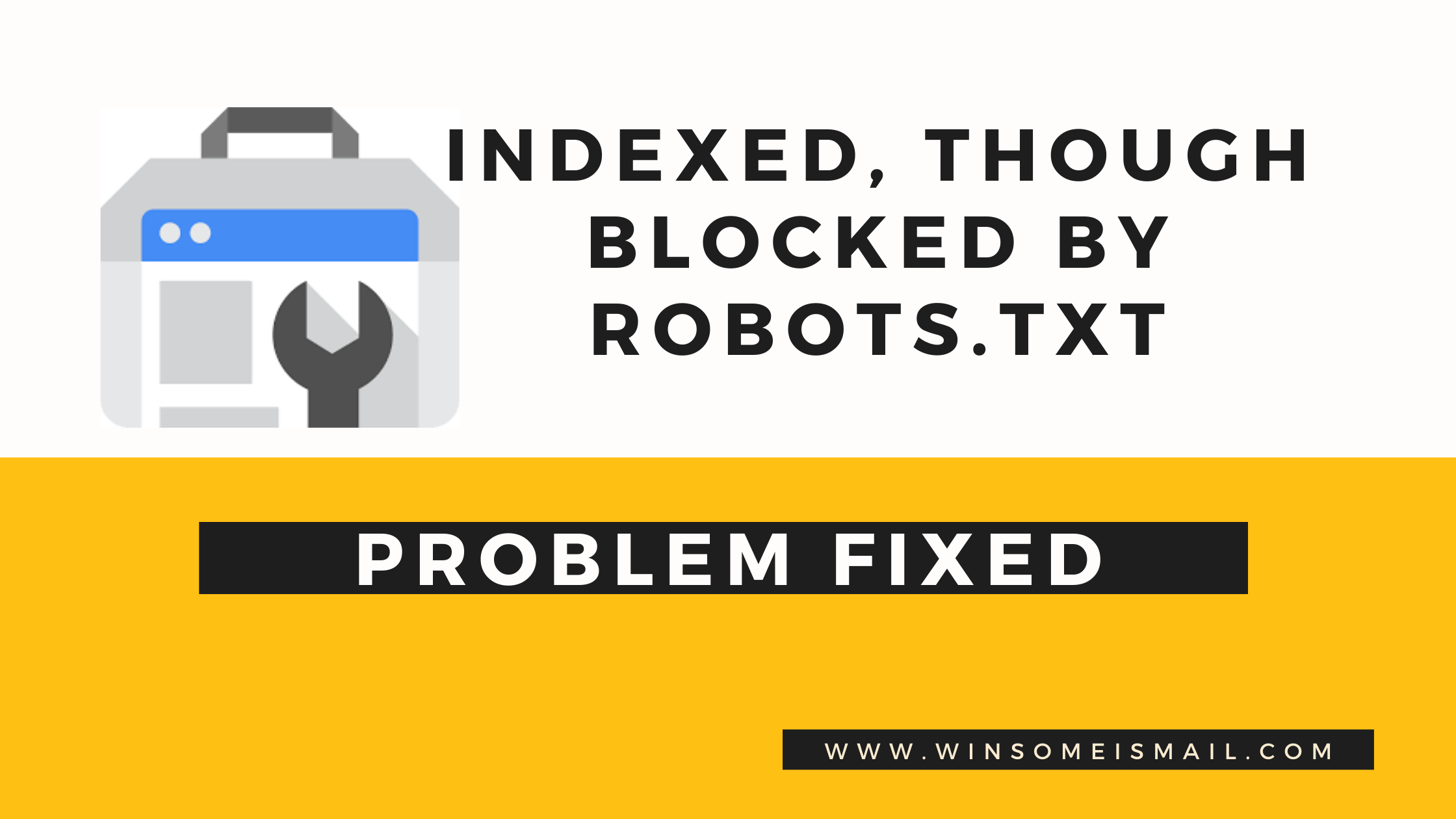 indexed, though blocked by robots.txt