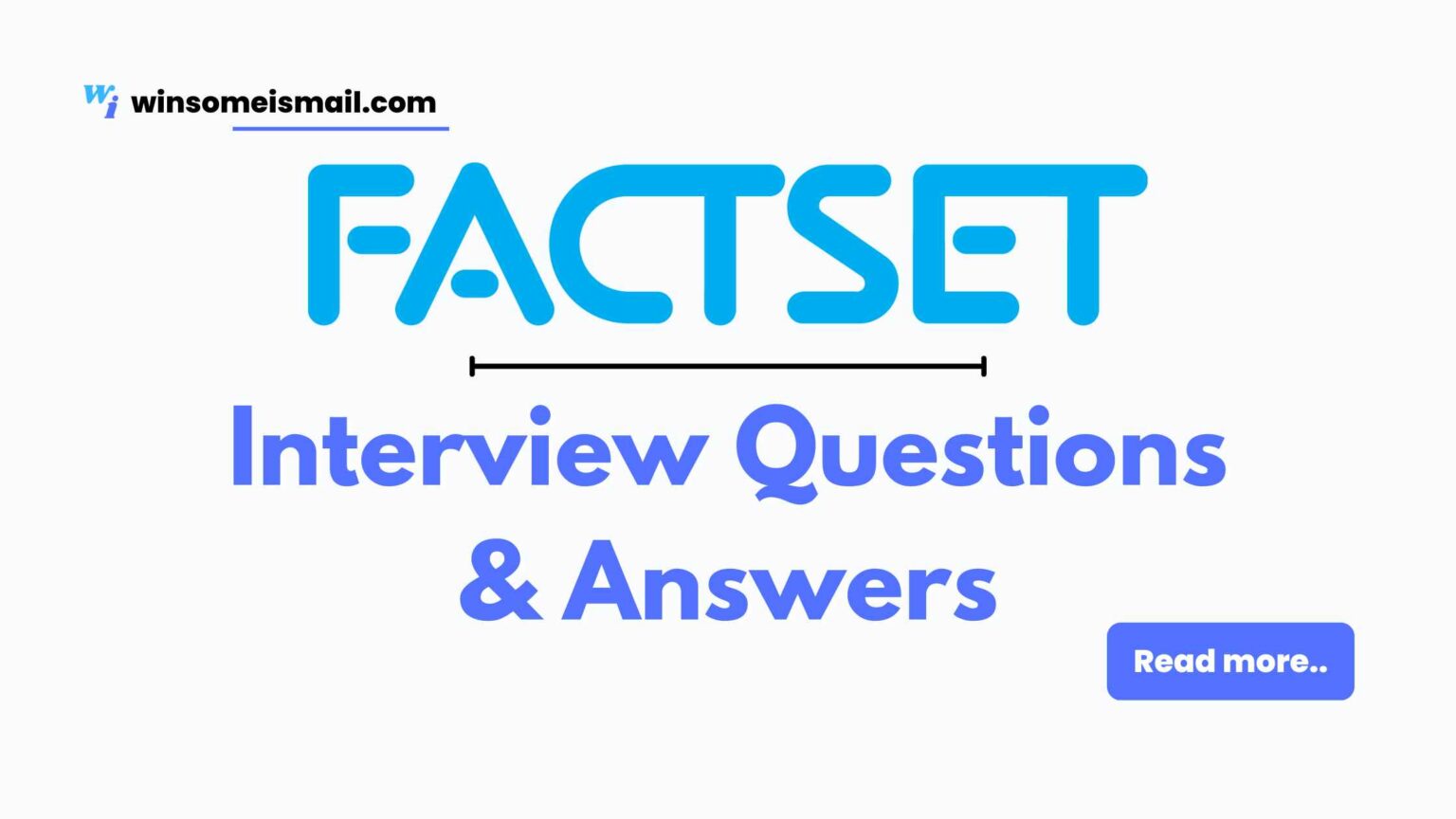 factset interview questions for research analyst hyderabad