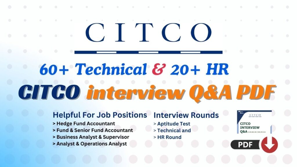 citco interview questions and answers pdf