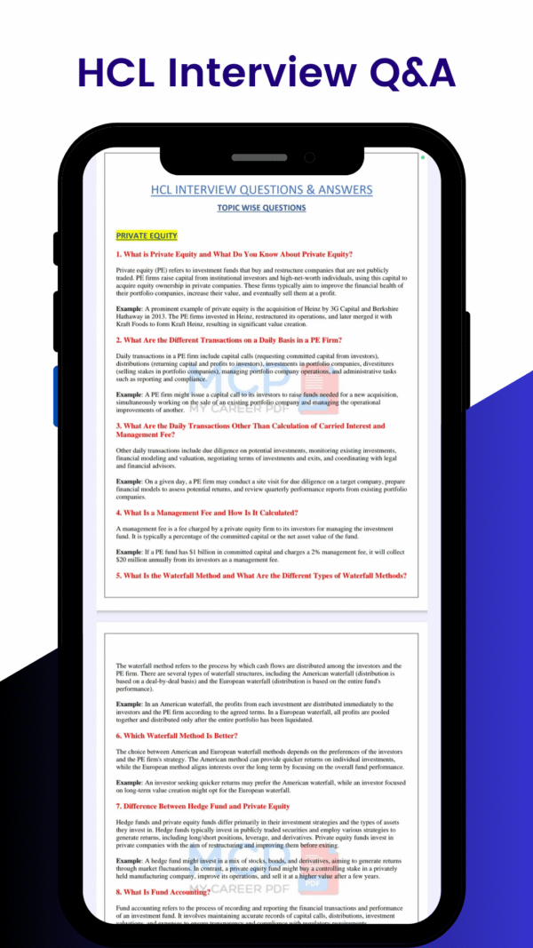 HCL Finance Interview Q&A Pdf - Image 2