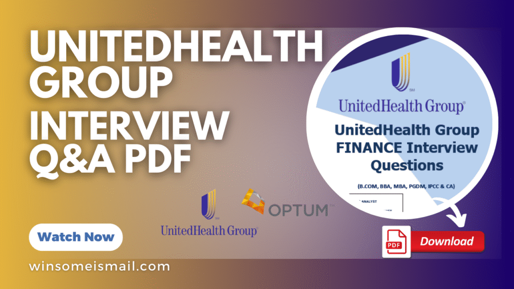 UNITED HEALTH GROUP INTERVIEW QUESTIONS