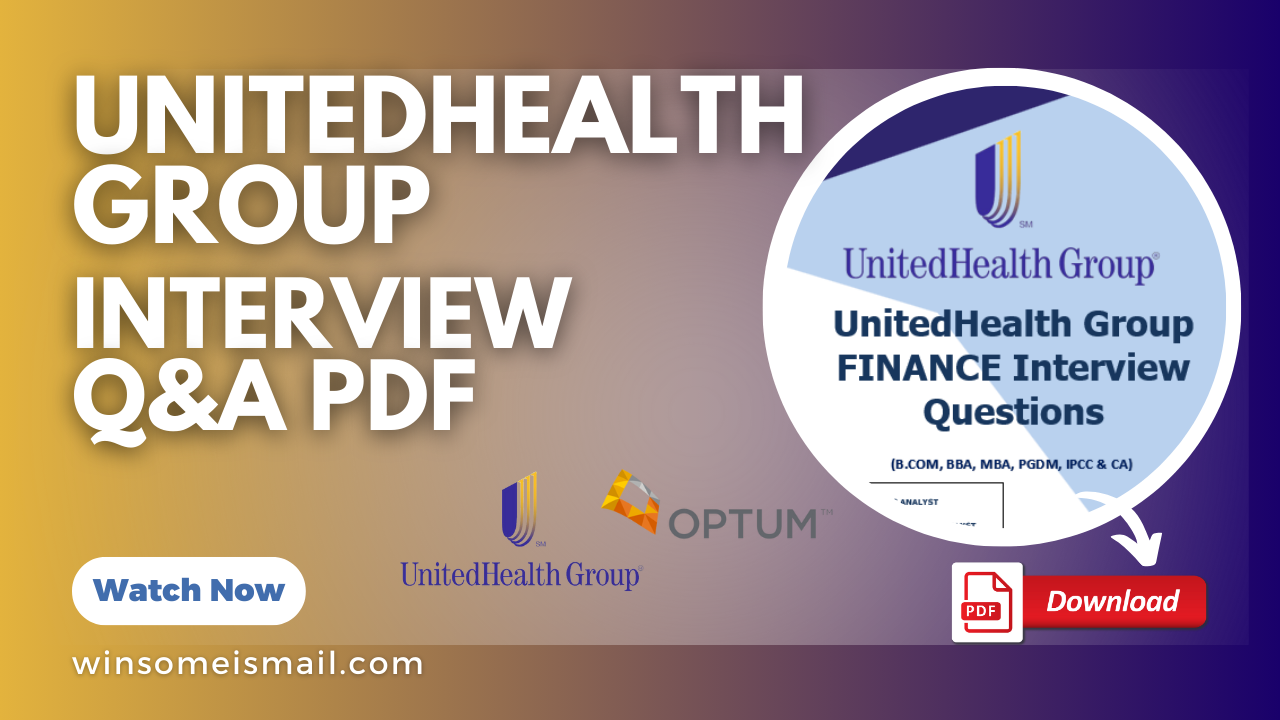 UNITED HEALTH GROUP INTERVIEW QUESTIONS