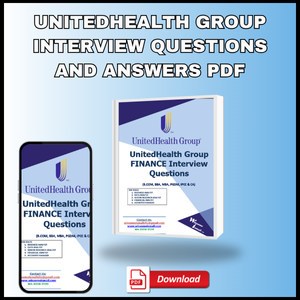 UnitedHealth Group Interview Questions and Answers PDF product poster