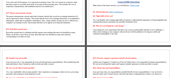 Genpact Finance Interview Q&A Pdf - Image 4