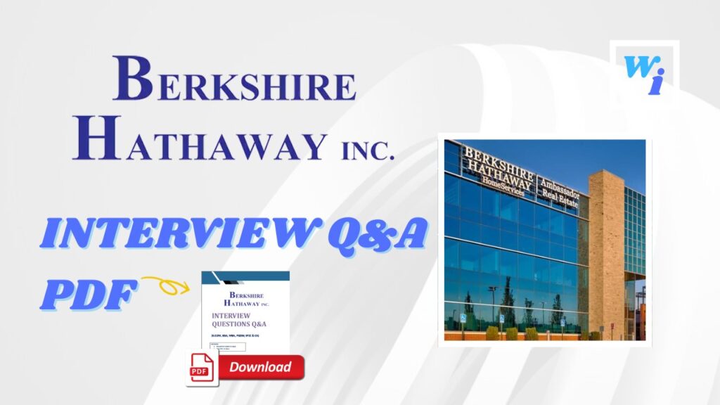 Berkshire Hathaway Interview Questions