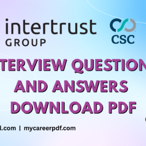 INTERVIEW QUESTIONS AND ANSWERS DOWNLOAD PDF