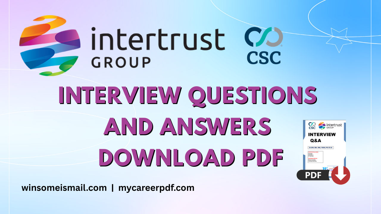 INTERVIEW QUESTIONS AND ANSWERS DOWNLOAD PDF