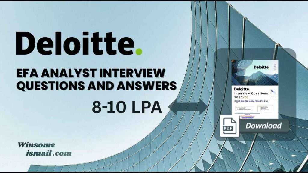 Deloitte Interview Questions and answers