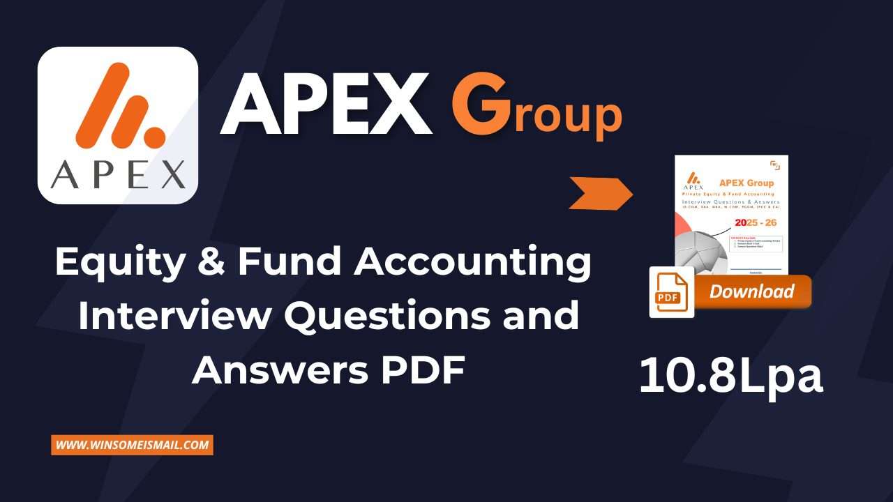 Apex fund accounting interview questions and answers pdf