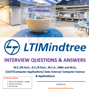 LTI Mindtree interview questions for freshers pdf