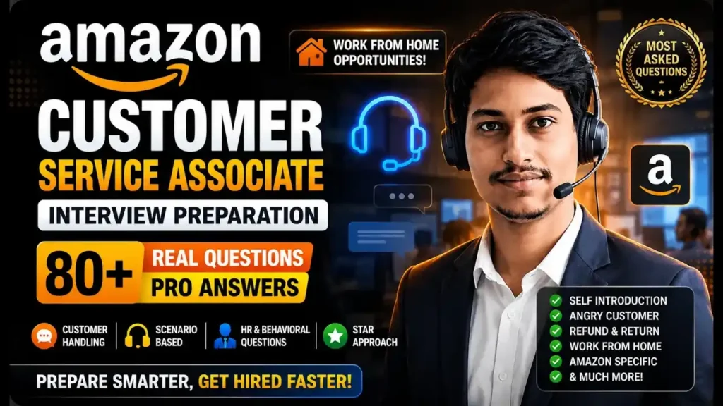 Amazon customer service interview questions and answers PDF