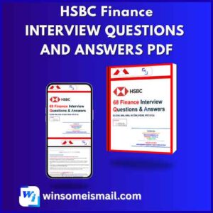 HSBC finance interview questions and answers