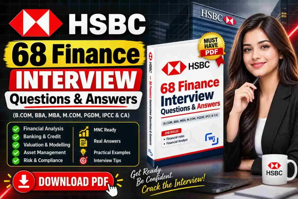 HSBC Finance interview questions and answers