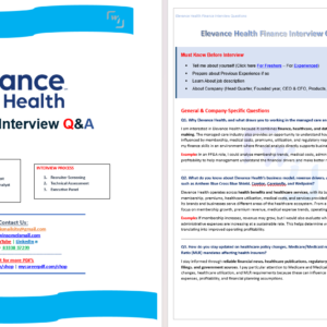 elevance health interview questions