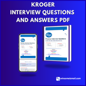 KROGER interview questions and answers